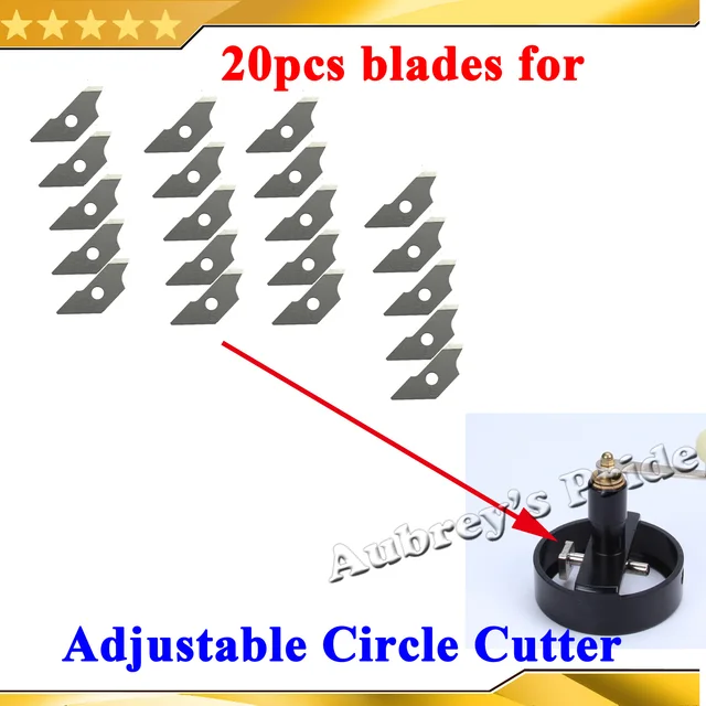 Multi-7Size Adjustable Round Rotary Circle Graphic Paper Metal Cutter Sharp  Blade Die Board Button Maker - AliExpress