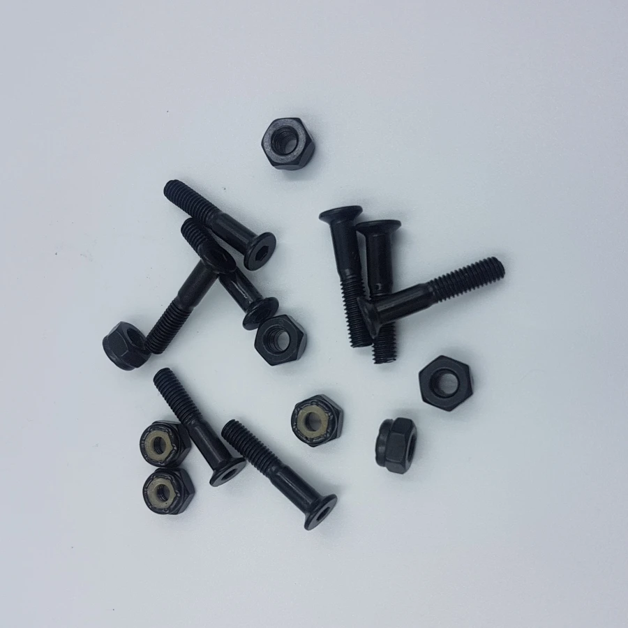 27mm black skateboard screws skateboard bolts and nuts skateboard hardwaresSkate Board