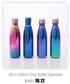 Простое твердое движение 304 Вакуумная чашка из нержавеющей стали Cola бутылка для воды напитков Подарочная кружка деловые дела рекламная кружка