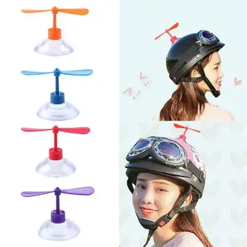 

1pcs New Any Motorcycle Bike Helmet Suction Cup Propeller Fan Style Helmet Decorate Accessories Motorcycle Accessories Universal