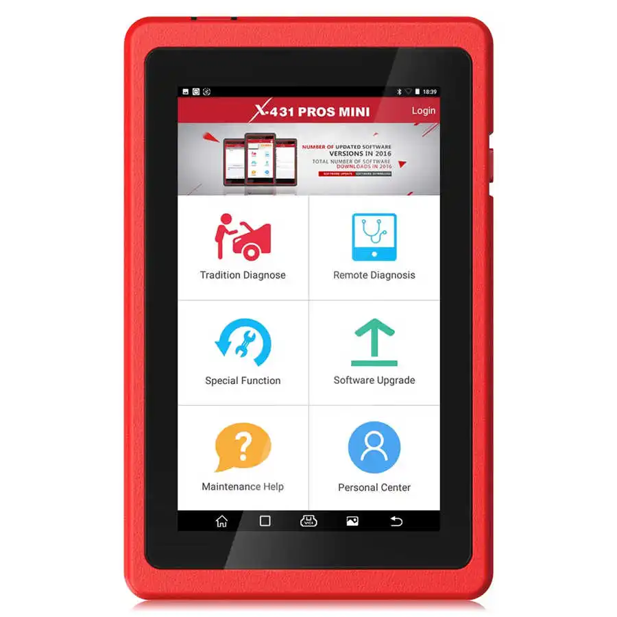 Launch X431 ProS Mini Android Pad многофункциональный инструмент для диагностики и