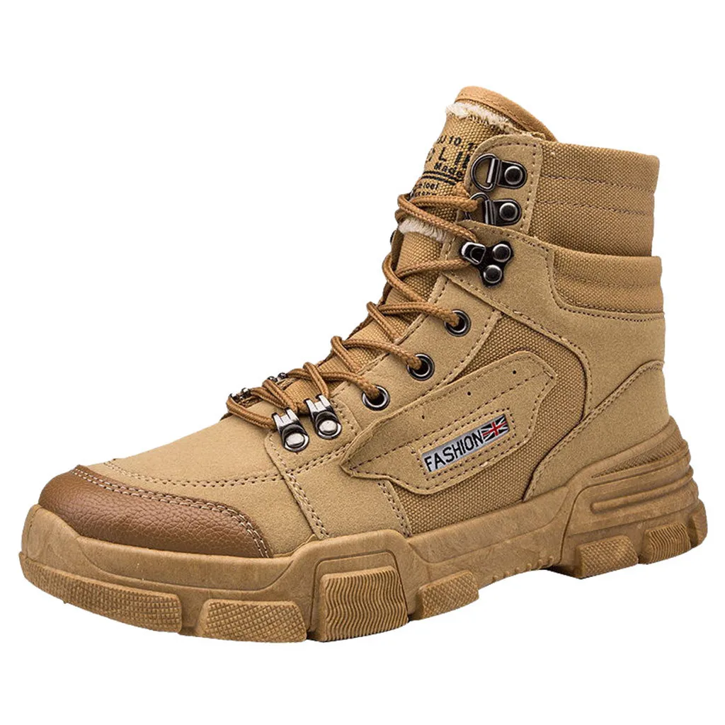 YOUYEDIAN military tactical boots desert Winter New Men's Boots Men's England High Korean Casual bota masculina militar#813g35