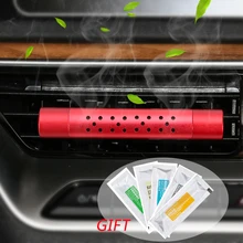 Автомобильный ароматизатор FORAUTO с 5 бесплатными ароматическими палочками, автомобильный освежитель воздуха на выходе, зажим для ароматерапии, диффузор, автомобильный ароматизатор