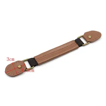 

23.5cm Faux Leather Short Bag Handle Strap Belt for DIY Handbag Sewing Accessory K9FE