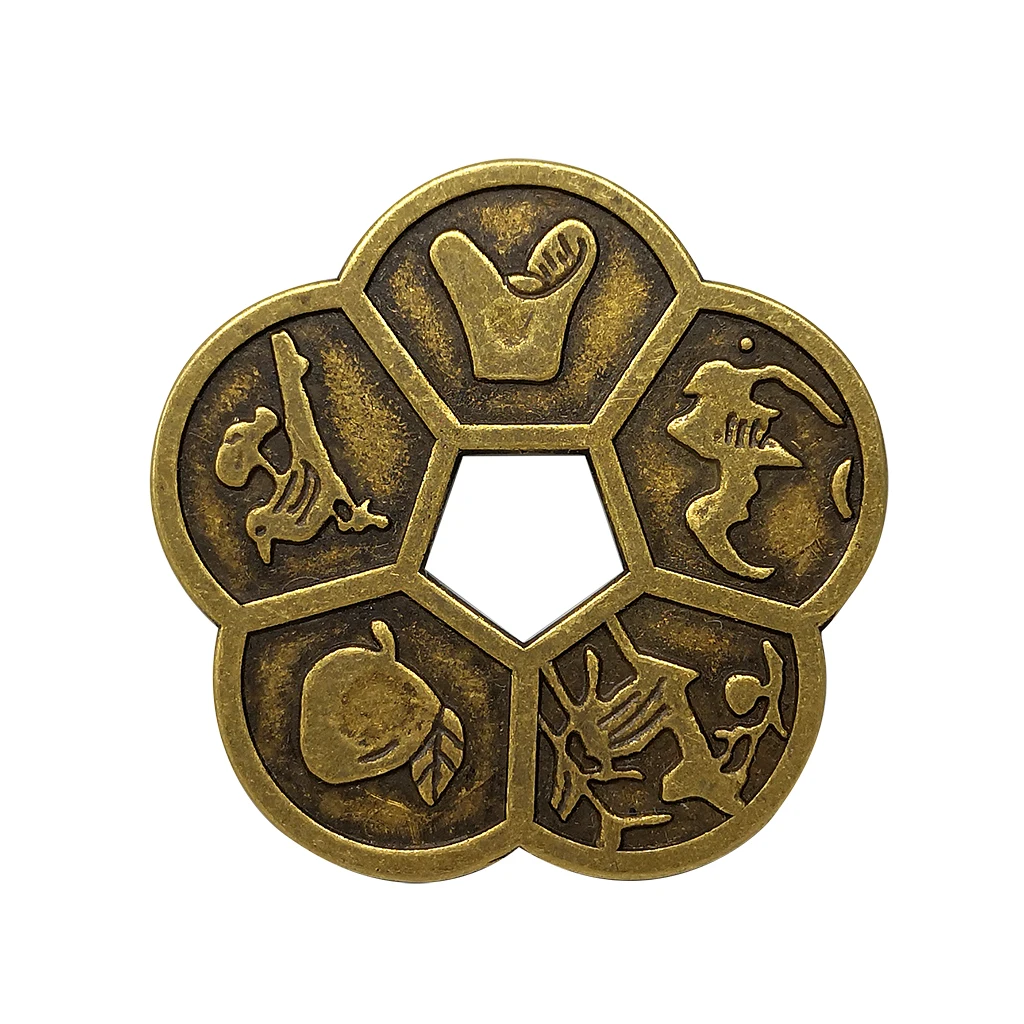 Chinese Old Copper Coin Plum Blossom Lucky Coins China Charms Collectibles
