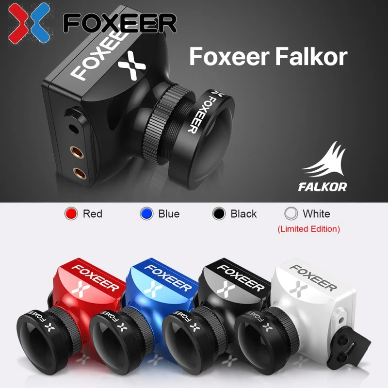 

Foxeer Falkor FPV Camera 1200TVL 1/3 CMOS 4:3 / 16:9 PAL / NTSC Switchable G-WDR OSD for RC Racing Drone