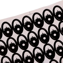 Мультяшные глаза милые Аниме Фигурка Глазные яблоки Водные Наклейки Глаза DIY кукла N1HB