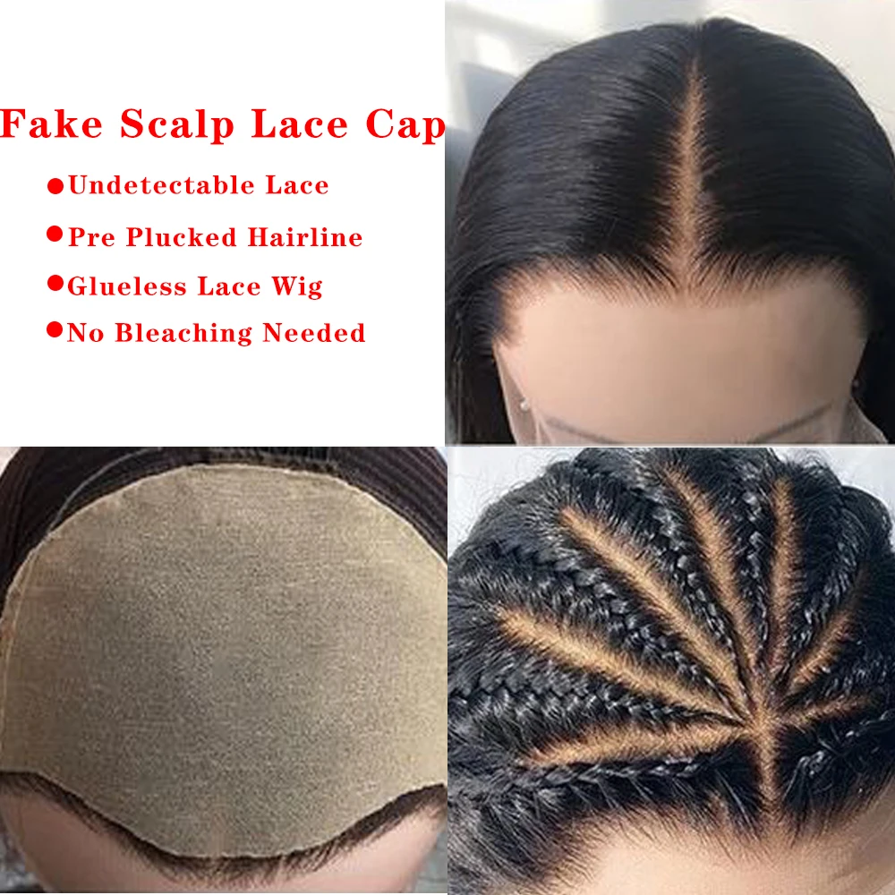fake scalp lace wig (3)