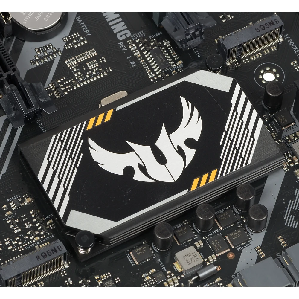 Материнская плата Asus TUF X470-PLUS GAMING Soc-AM4 AMD X470 4xDDR4 ATX AC`97 8ch(7.1) GbLAN RAID+DV