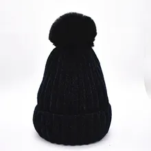 Новая зимняя шапка и зимняя детская шапка для детей, теплая шапка и снуд для девочек и мальчиков, детская шапка со светящимися кошачьими ушками