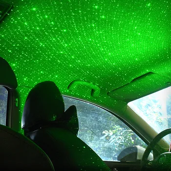 

Car USB Star Light Projector Auto Roof Romantic Lamp Adjustable for Home Ceiling Party SNO88