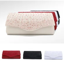 Женская вечерняя сумочка, стразы, кошелек, вечерние, свадебные клатчи, сумка через плечо J9