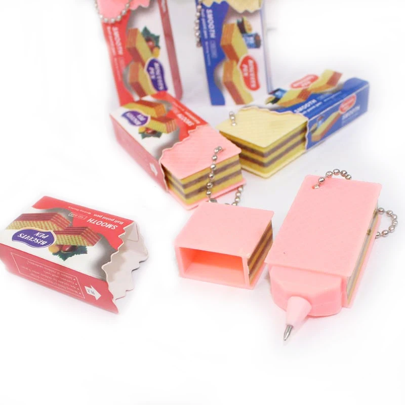 

Ballpoint Pen Canetas Criativa Caneta Pens Kalem Boligrafos Stylo Biscuits Chocolate School Plumas Para Escribir Dlugopis Penne