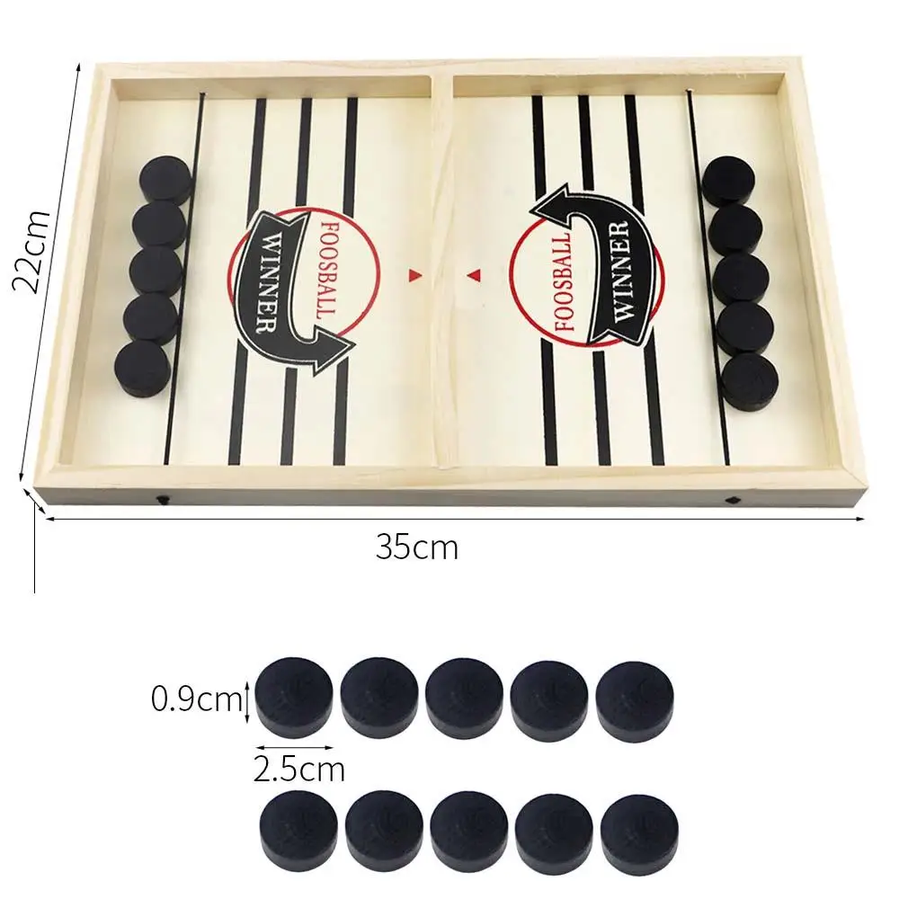 

Fast Sling Puck Game Chess Wooden Folding Portable Travel Game Chess Backgammon Chess Kid Board Game Kid Children Toy Journey
