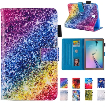 

For Samsung tab A 8.0 2017 t385 beautiful Beach Prints Leather Case Cover For Samsung Galaxy Tab A 8.0 T380 T385 2017 SM-t385