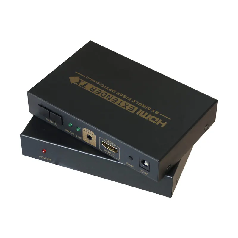 AMS-HTR2S HDMI оптический Волоконно-оптический приемопередатчик мультимодовое волокно 500 м декодирование аудио синхронизация выход 2 SC порт 1920*1080@ 60 Гц для светодиодного дисплея