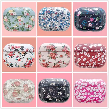 

Art Flower Earphone Case For Apple Airpods Pro Cases Cute Vintage Floral Cover For AirPod 3 Protector Shell