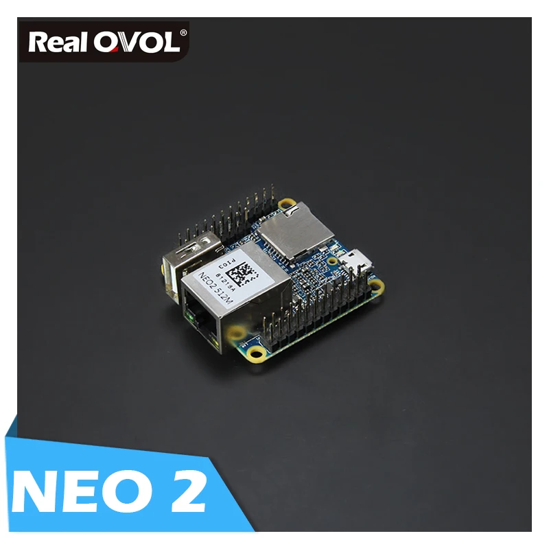 Tanie RealQvol FriendlyARM NanoPi NEO2 v1.1 płytka rozwojowa LTS szybsza niż Raspberry PI 40X40mm (512 MB 1 GB DDR3 RAM) ARM Cortex A53