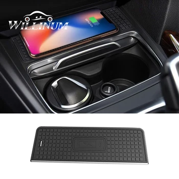 

QI car wireless charger for BMW F30 F32 phone fast chargeing pad for iPhone X Xs MAX XR 8 plus for Samsung S8 S9 Plus Note 9 8