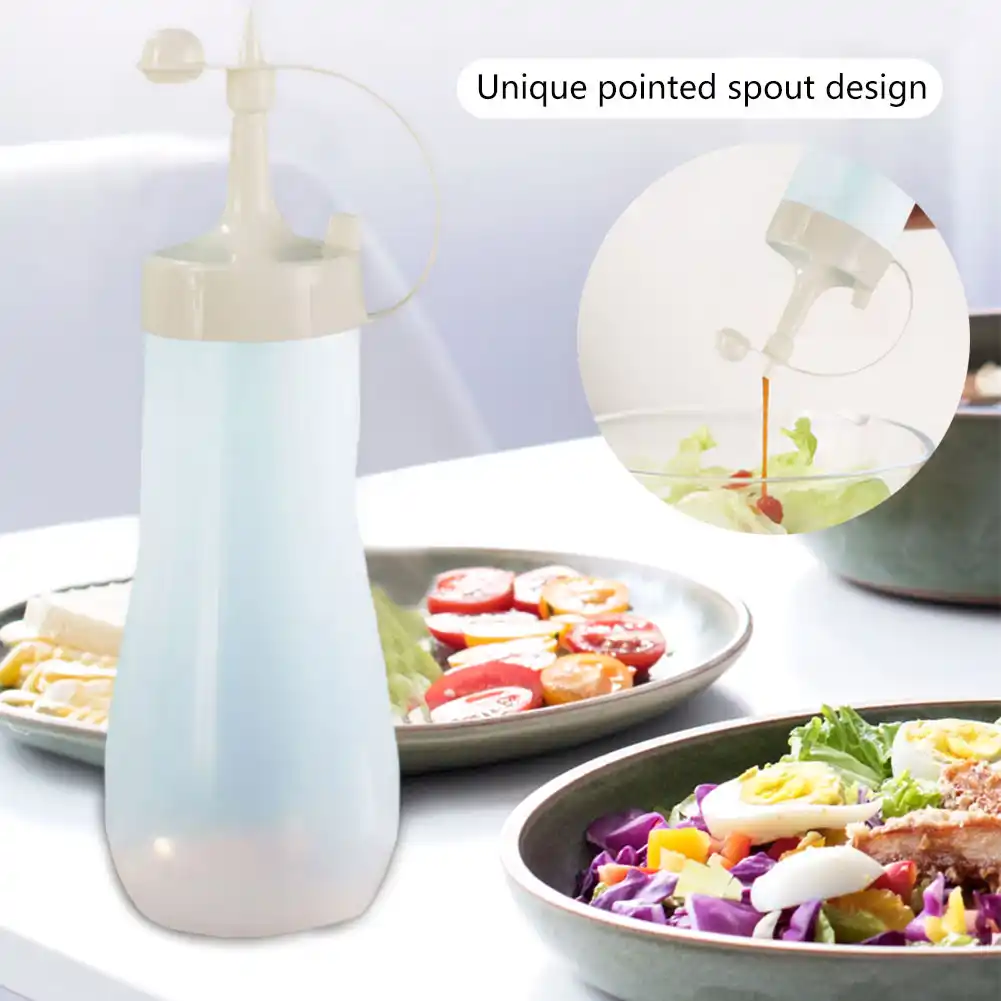 ケチャップ家庭の台所ハンドプレスパンケーキ食品ディスペンサー醤油オイルシロップレストランサラダと蓋調味料ボトル グレイビーボート Aliexpress