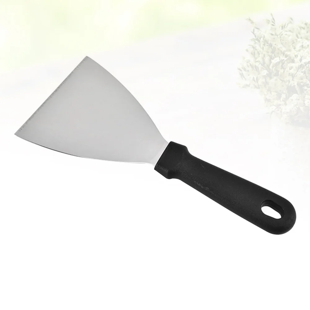 2Pcs Baking Shovels Portable Multifunctional Stainless Steel Practical Food Serving Baking Tools Barbecue Spatulas for Bakery Ki