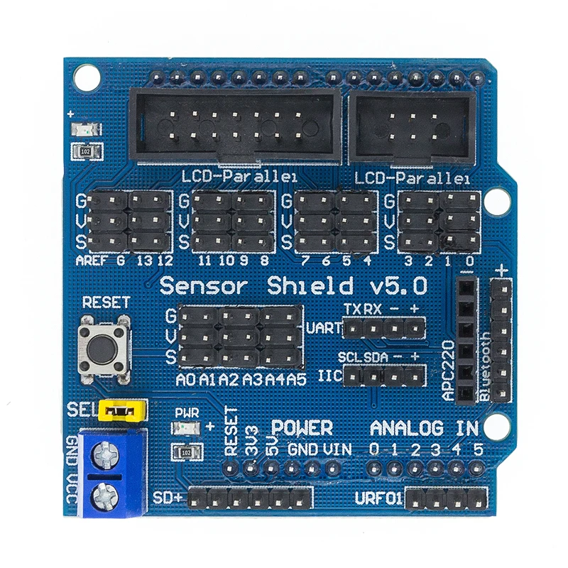 Расширительная плата V5.0 для электронных строительных блоков arduino аксессуары