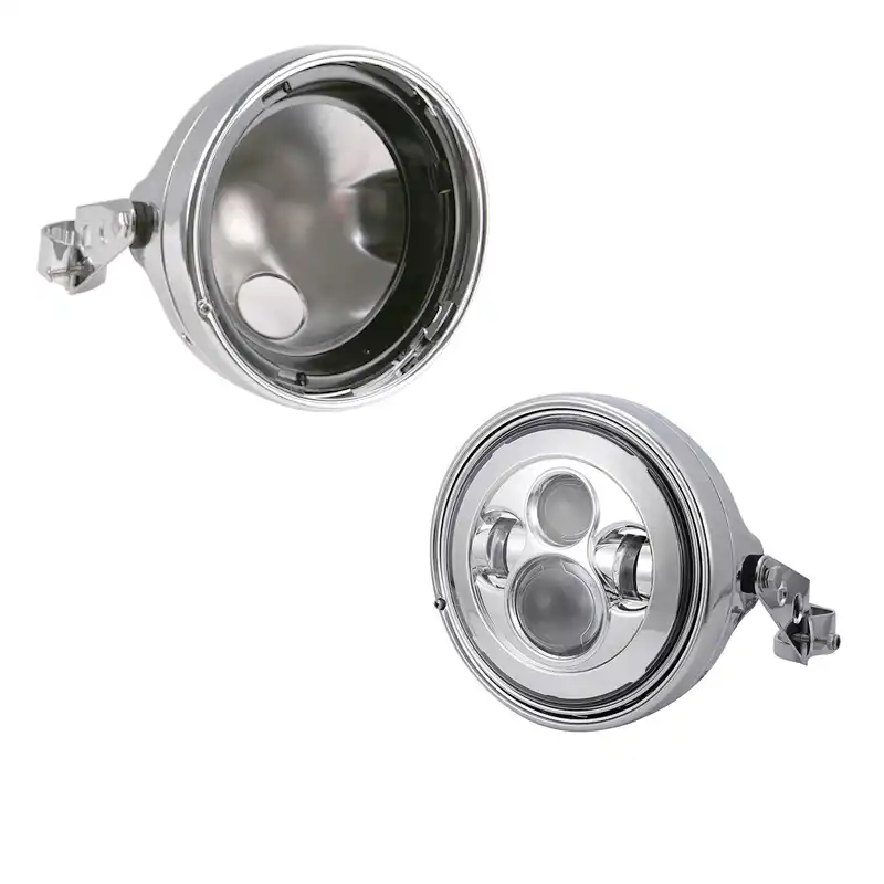 v star 1100 custom led headlight