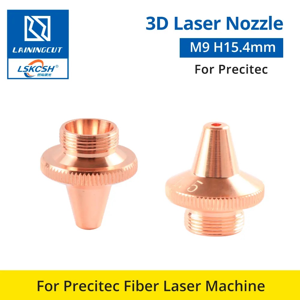 LSKCSH 20 шт./лот Precitec 3D лазерная насадка M9 d14.2 мм h15.4 мм 281814/149957 Raytools волоконная лазерная резка аксессуары