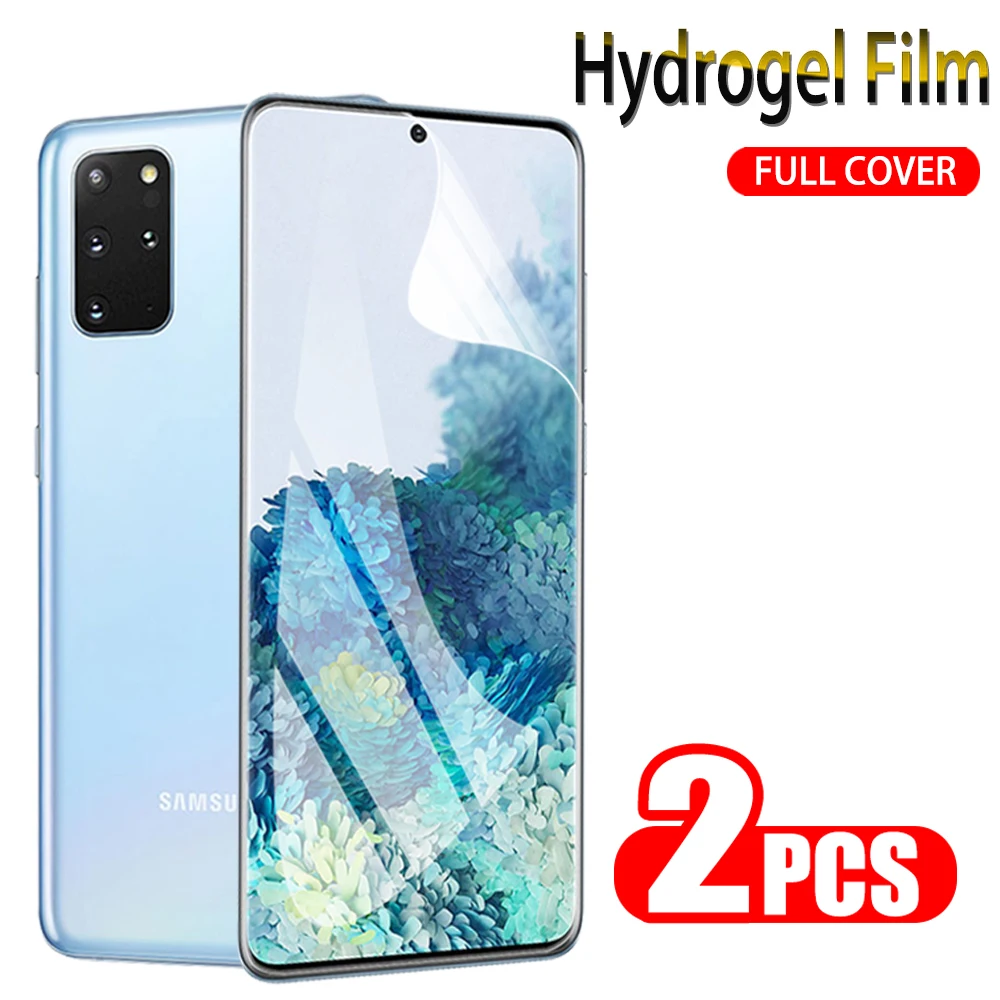 2 шт. Гидрогелевая Защитная пленка для Samsung Galaxy S20 S10 S9 S8 Plus S10|Защитные стёкла и