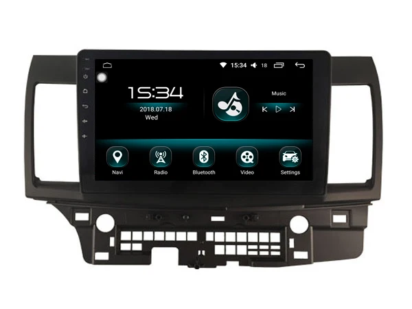 AVGOTOP Восьмиядерный Android 9,0 автомобильный Радио мультимедийный плеер для Mitsubishi- Lancer картинка в картинке функция