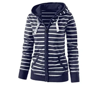 

Parties Sweat Shirts Hoodies Women Hoodies Sweatshirts Ladies Autumn Winter Fall Clothing Striped New Classics