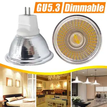 

Dimmable GU5.3 COB 5W 500LM LED Bulb Spotlight for Indoor Home Decoration AC110V