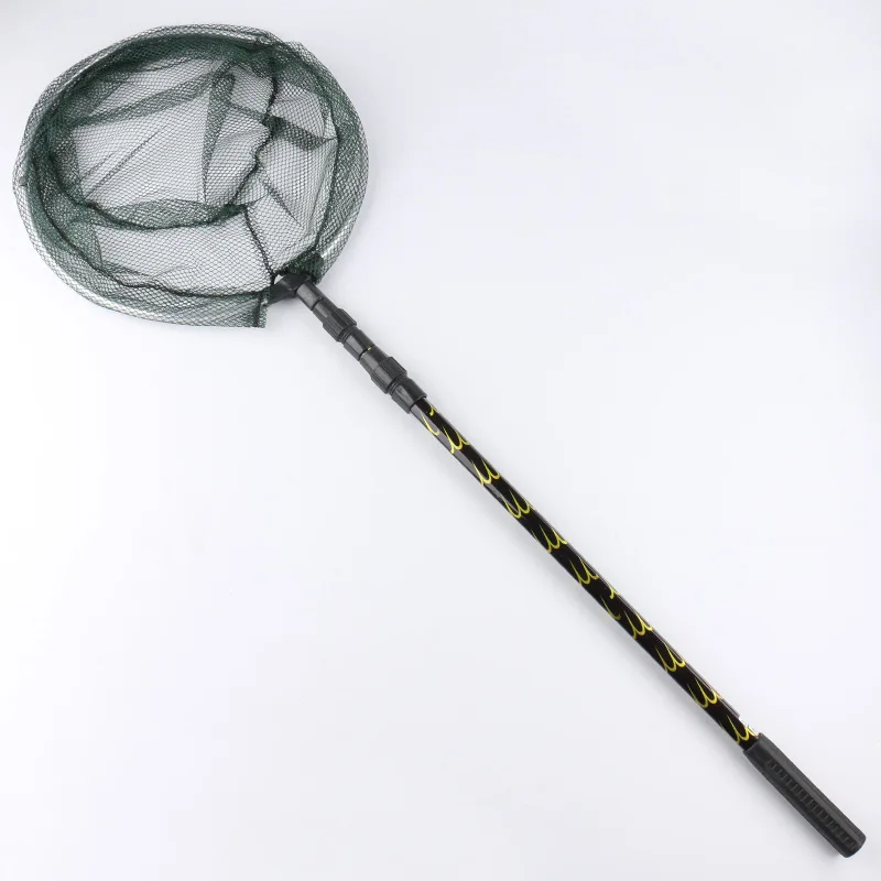 

1 PCS Aluminum Alloy 1.5-2.1 Meters flower Net eye three square tiger-skin fishing net
