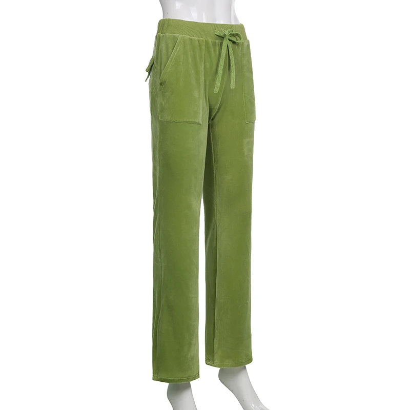 ALLNeon 2000s Aesthetics Pink Velour 2 Piece Sets with Pants Streetwear Zip Up Hoodie Drawstring Low Waist Pants Co-ord Suit