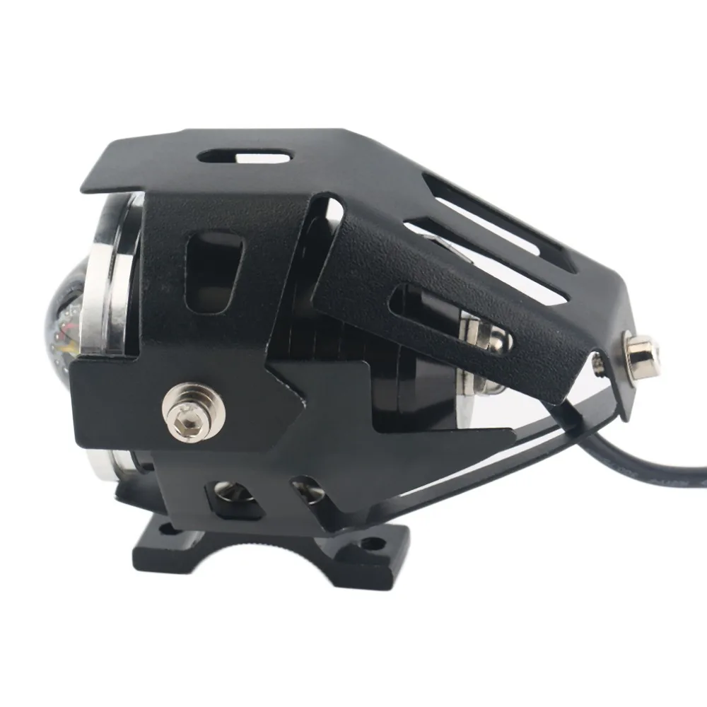 12-80V модифицированные мотоциклы U7 деформируемые прожекторы лазерные фары анти-столкновения водонепроницаемый
