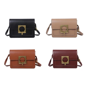 

Ladies Saddle Bags Embroidery PU Leather Messenger Shoulder Bags Retro Handbags for Decorative Outdoor Travelling