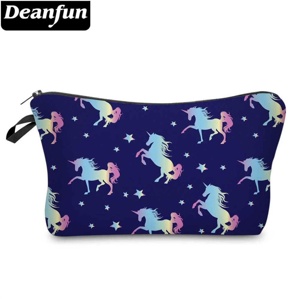 Deanfun водонепроницаемые вместительные маленькие косметички с принтом Dreamy Unicorn Star