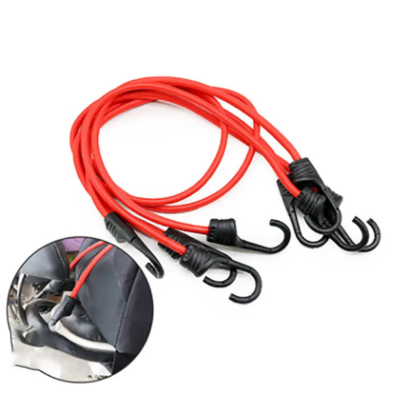 Bungee Cord Hooks 1pc Elastic Bungee Cord Luggage Straps Rope Hooks Stretch Tie Outdoors