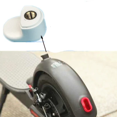 white fender hook Заднее крыло для самоката, заднее крыло для Xiaomi Mijia M365, крюк, крыло, крюк, крышка, шурупы, штатив для самоката, защита - Цвет: white fender hook