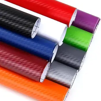 

10*127cm Carbon Fiber Film Car Sticker Waterproof Car Self-adhesive Sticker Film Vinyl Body Styling Decoration Car Sticker M4Z4
