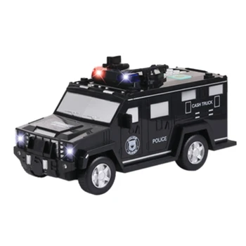 

Fingerprint Password Cash Truck Car Piggy Bank Paper Money Box Kids Big Safe Saving Coin Box