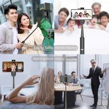 Кронштейн для телефона Xiaomi huawei, беспроводной пульт дистанционного управления, селфи-палка, Bluetooth, кнопка, телефон, Автоспуск, рычаг, держатель, штатив, селфи-палка