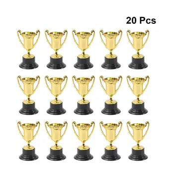 

20Pcs Reward Trophy Prize Cup Plastic Trophy Novelty Toy Gags & Practical Jokes Gift For Kids Game Children