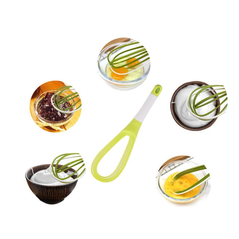 NUBECOM Foldable Egg Mixer Baking Cooking Egg Tools Manual Cream Blender Creative Beaters Foamer Whisk Cook Kitchen Gadgets