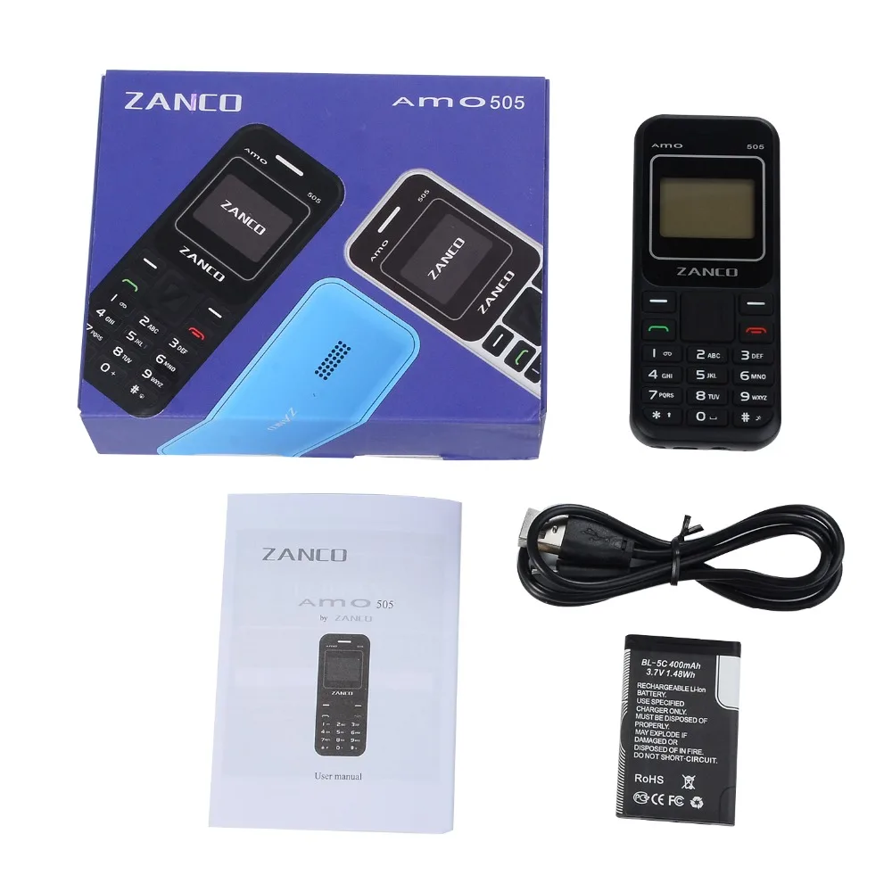 ZANCO AMO 505 1.44 inch Screen cheapest cell phone cellular phone feature phone functional phone 5