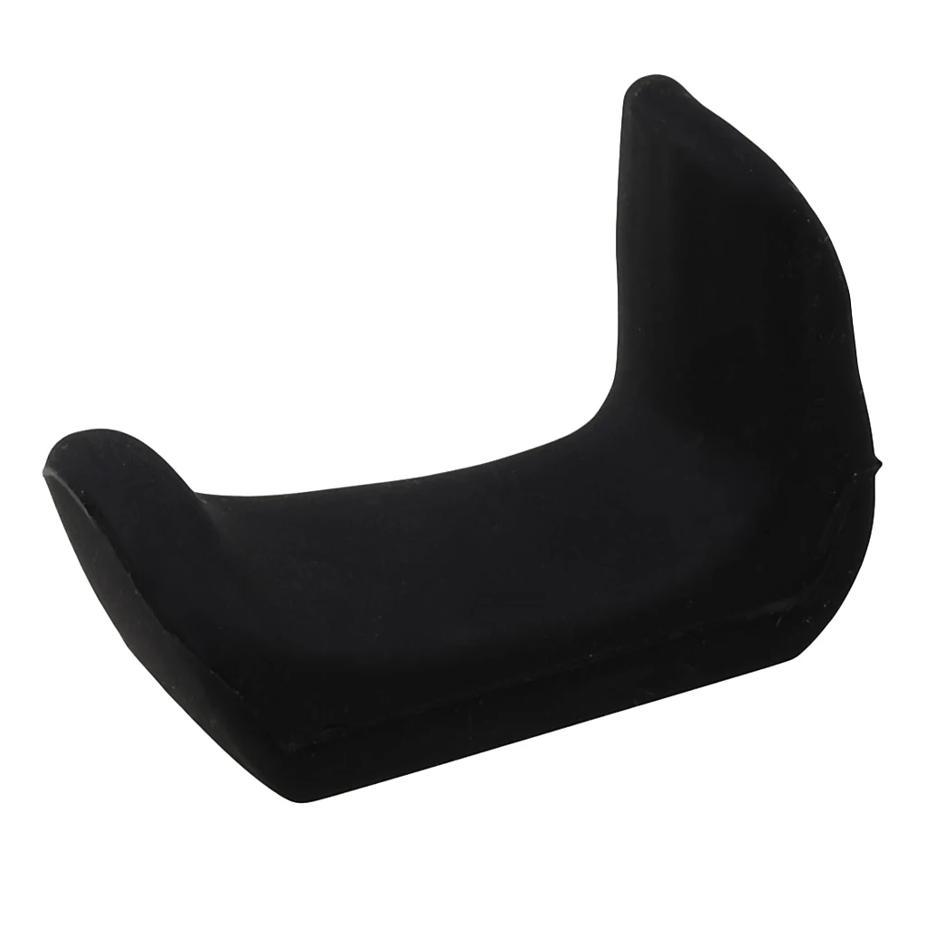 1pc Black 14.5-17.5mm Adjustable Rubber Thumb Finger Rest for Oboe Clarinet