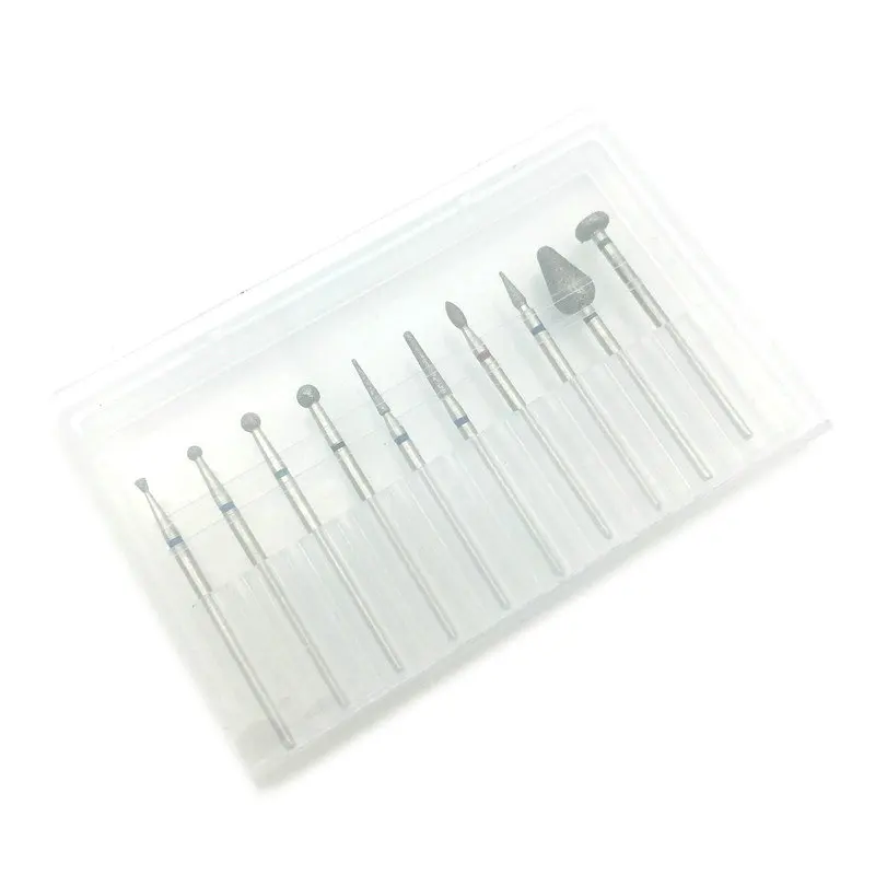 Набор сверл для полировки ногтей комплект из 10 стоматологических лабораторных