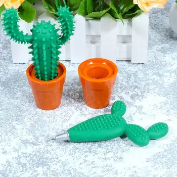 

2Pcs Cactus Ballpoint Pen Bonsai Plant Pen Student Writing Pen Signing Pens Stationery School Office Supplies (Random Style)