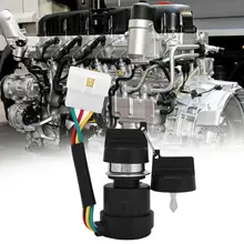 5 Wires Ignition Key Switch with 2 Keys On Off Start for 178F/186F Air Cooled Diesel Engine Tiller Start Switch free shipping diesel engine 186f 186fa air filter assembly air cooled sell suit for kipor kama and any chinese brand