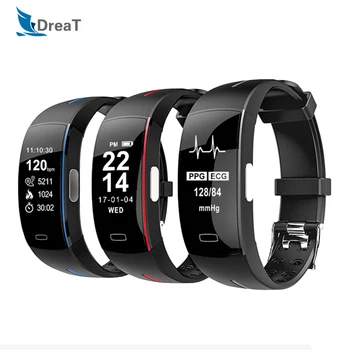 

ECG Fitness Bracelet Smart Fitness Tracker with Pressure Measurement Blood Pressure Watch Sport Pedometer Smartband PK miband 3